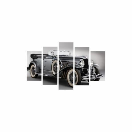 Quadro Decorativo Carro Antigo Vintage 5 Peças 200x100 Cm - Quadros mais Menor preço em Quadro Decorativo Carro Antigo Vintage 5 Peças 200x100 Cm - Quadros mais