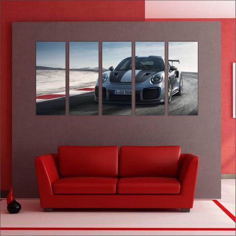 Quadro Decorativo Carros Porsche Mosaico Com 5 Peças GG18 - Vital quadros do brasil Menor preço em Quadro Decorativo Carros Porsche Mosaico Com 5 Peças GG18 - Vital quadros do brasil