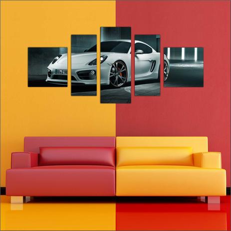 Quadro Decorativo Carros Porsche Salas Quartos 5 Peças TT1 - Vital Menor preço em Quadro Decorativo Carros Porsche Salas Quartos 5 Peças TT1 - Vital