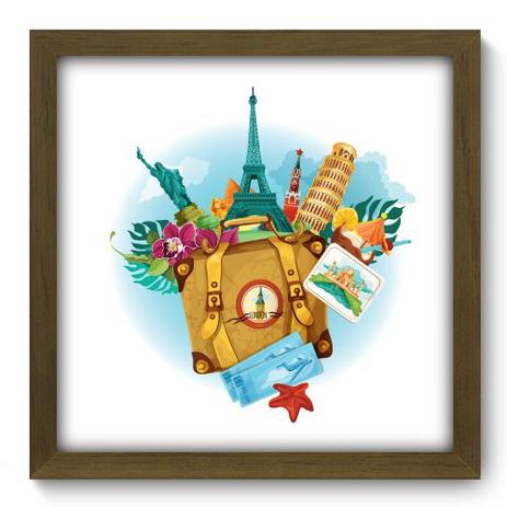 Quadro Decorativo - Cartão Postal - 33cm x 33cm - 202qdmm - Allodi Menor preço em Quadro Decorativo - Cartão Postal - 33cm x 33cm - 202qdmm - Allodi