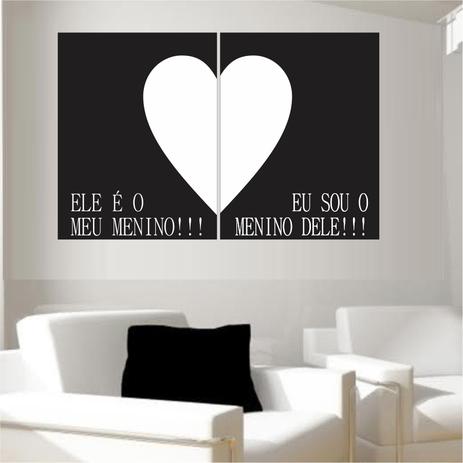 Quadro Decorativo Casal -- Eu Sou o Menino Dele - Quadros mais é ruim? Quadro Decorativo Casal -- Eu Sou o Menino Dele - Quadros mais é boa?