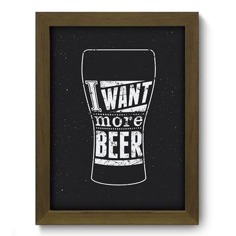Quadro Decorativo - Cerveja - 19cm x 25cm - 145qdrm - Allodi é boa?