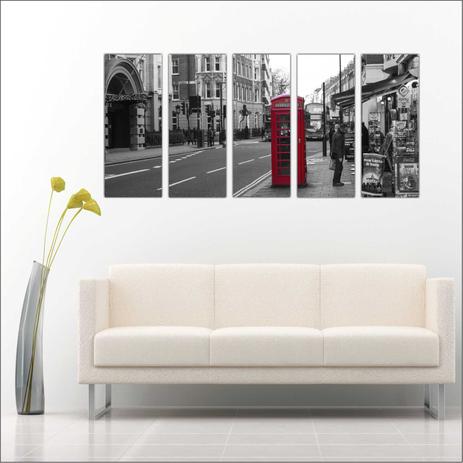 Quadro Decorativo Cidade Londres Mosaico Com 5 Peças GG1 - Vital quadros do brasil Menor preço em Quadro Decorativo Cidade Londres Mosaico Com 5 Peças GG1 - Vital quadros do brasil