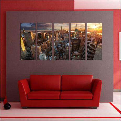 Quadro Decorativo Cidade Londres Mosaico Com 5 Peças GG3 - Vital quadros do brasil Menor preço em Quadro Decorativo Cidade Londres Mosaico Com 5 Peças GG3 - Vital quadros do brasil