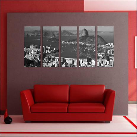 Quadro Decorativo Cidades Famosas Rio De Janeiro Cristo Redentor Salas 5 Peças GG5 - Vital quadros do brasil Menor preço em Quadro Decorativo Cidades Famosas Rio De Janeiro Cristo Redentor Salas 5 Peças GG5 - Vital quadros do brasil