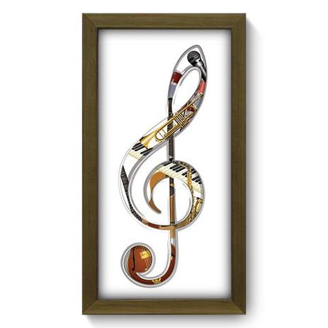 Quadro Decorativo - Clave de Sol - 19cm x 34cm - 041qdgm - Allodi Menor preço em Quadro Decorativo - Clave de Sol - 19cm x 34cm - 041qdgm - Allodi