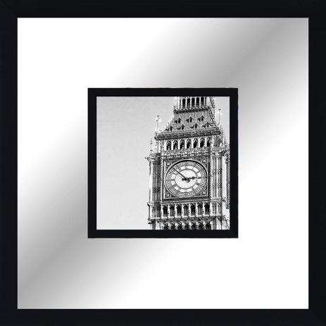 Quadro Decorativo com Espelho Big Ben Londres 75x75cm - Decore pronto Menor preço em Quadro Decorativo com Espelho Big Ben Londres 75x75cm - Decore pronto