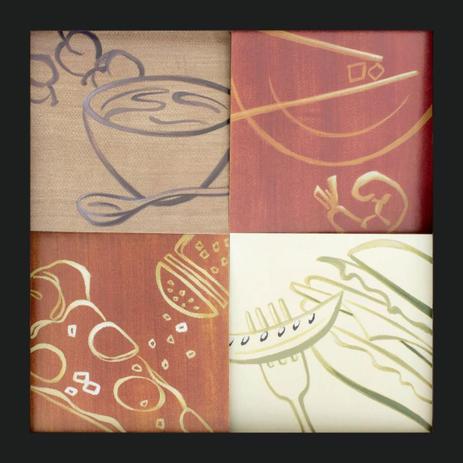 Quadro Decorativo com Imagem Sobreposta Smorgasbord I Arte de Lanie Loreth 30x30cm - Decore pronto Menor preço em Quadro Decorativo com Imagem Sobreposta Smorgasbord I Arte de Lanie Loreth 30x30cm - Decore pronto