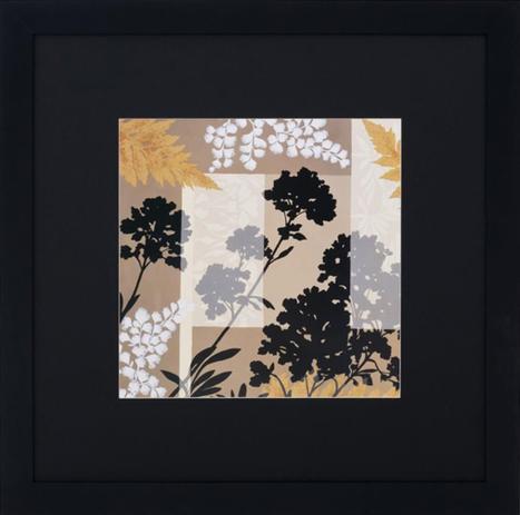 Quadro Decorativo com Moldura Preta Flores Diversas 90x90cm - Decore pronto Menor preço em Quadro Decorativo com Moldura Preta Flores Diversas 90x90cm - Decore pronto
