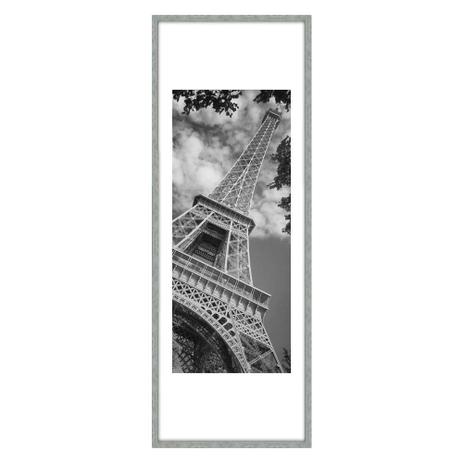Quadro Decorativo com Profundidade Torre Eiffel com Moldura Prata 35x95cm - Decore pronto Menor preço em Quadro Decorativo com Profundidade Torre Eiffel com Moldura Prata 35x95cm - Decore pronto