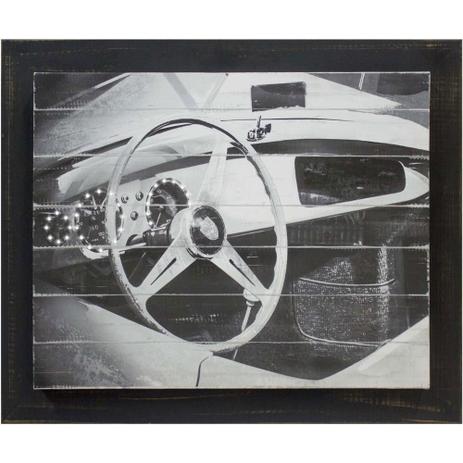 Quadro Decorativo com Strass Tela com Moldura Lamborghini Antigo 60x50cm - Decore pronto Menor preço em Quadro Decorativo com Strass Tela com Moldura Lamborghini Antigo 60x50cm - Decore pronto
