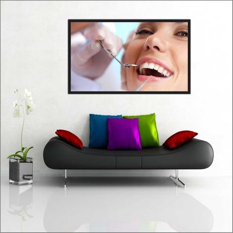 Quadro Decorativo Consultórios Odontologia Dentista Dentes Sorriso Estética Com Moldura TT3 - Vital Menor preço em Quadro Decorativo Consultórios Odontologia Dentista Dentes Sorriso Estética Com Moldura TT3 - Vital