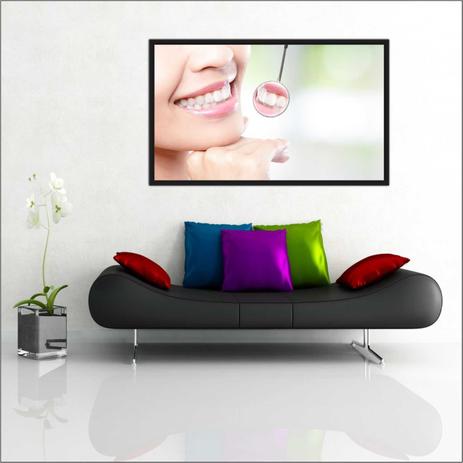 Quadro Decorativo Consultórios Odontologia Dentista Dentes Sorriso Estética Com Moldura TT5 - Vital Menor preço em Quadro Decorativo Consultórios Odontologia Dentista Dentes Sorriso Estética Com Moldura TT5 - Vital