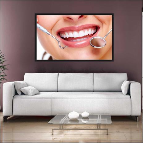 Quadro Decorativo Consultórios Odontologia Dentista Dentes Sorriso Estética Com Moldura TT6 - Vital Menor preço em Quadro Decorativo Consultórios Odontologia Dentista Dentes Sorriso Estética Com Moldura TT6 - Vital
