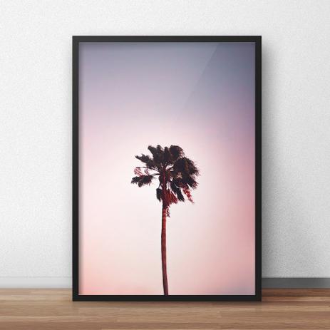 Quadro Decorativo Coqueiro E Por Do Sol 20X30Cm Preto - Artplex Menor preço em Quadro Decorativo Coqueiro E Por Do Sol 20X30Cm Preto - Artplex