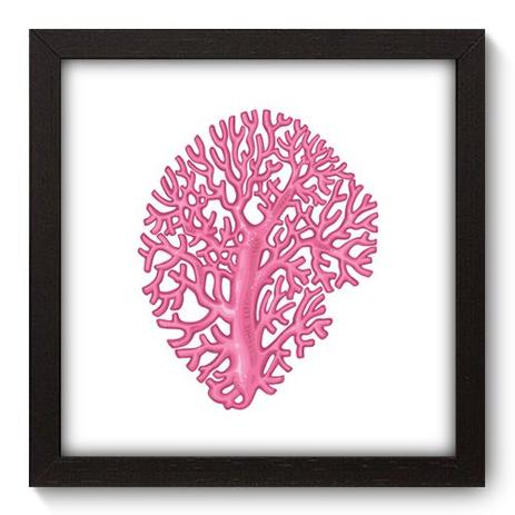 Quadro Decorativo - Coral - 22cm x 22cm - 060qdkp - Allodi Menor preço em Quadro Decorativo - Coral - 22cm x 22cm - 060qdkp - Allodi