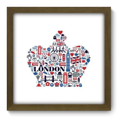Quadro Decorativo - Coroa - 33cm x 33cm - 097qdmm - Allodi Menor preço em Quadro Decorativo - Coroa - 33cm x 33cm - 097qdmm - Allodi