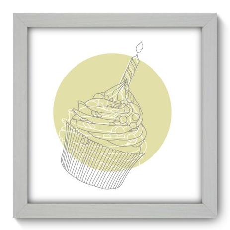 Quadro Decorativo - Cupcake - 22cm x 22cm - 045qdcb - Allodi Menor preço em Quadro Decorativo - Cupcake - 22cm x 22cm - 045qdcb - Allodi