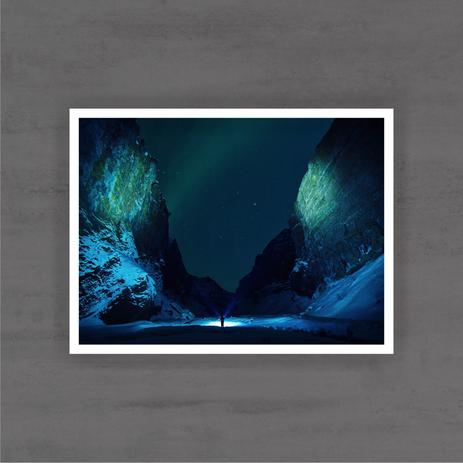 Quadro Decorativo De Paisagem  Com Moldura Branca 19 - Micro oficina é boa?