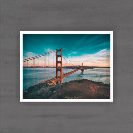 Quadro Decorativo De Paisagem  Com Moldura Branca 34 - Micro oficina é boa?