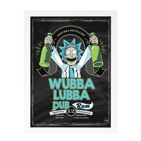Quadro Decorativo Destilaria Rick and Morty 33x45cm - Cantaki Menor preço em Quadro Decorativo Destilaria Rick and Morty 33x45cm - Cantaki