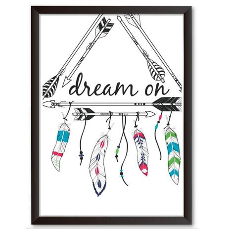 Quadro Decorativo - Dream On - 25x19cm - Cool art é ruim? Quadro Decorativo - Dream On - 25x19cm - Cool art é boa?