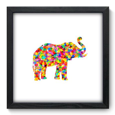 Quadro Decorativo - Elefante - 33cm x 33cm - 302qdsp - Allodi Menor preço em Quadro Decorativo - Elefante - 33cm x 33cm - 302qdsp - Allodi