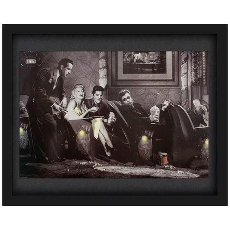 Quadro Decorativo Elvis Presley e Amigos Classic Interlude 100x80cm - Decore pronto Menor preço em Quadro Decorativo Elvis Presley e Amigos Classic Interlude 100x80cm - Decore pronto