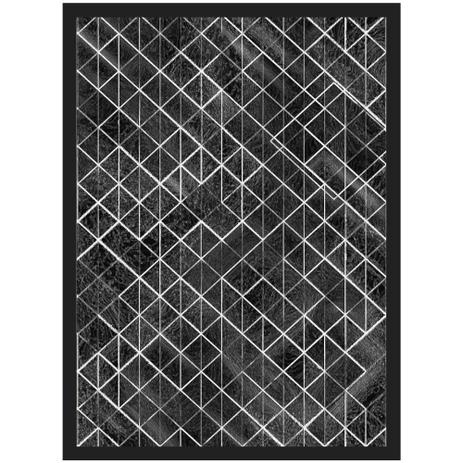 Quadro Decorativo em Preto e Branco Abstrato Black B 50x70cm - Decore pronto Menor preço em Quadro Decorativo em Preto e Branco Abstrato Black B 50x70cm - Decore pronto