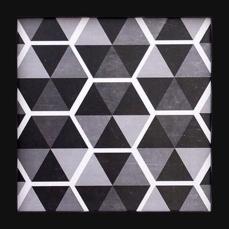 Quadro Decorativo em Preto e Branco Abstrato Formas Geométricas II 30x30cm - Decore pronto Menor preço em Quadro Decorativo em Preto e Branco Abstrato Formas Geométricas II 30x30cm - Decore pronto