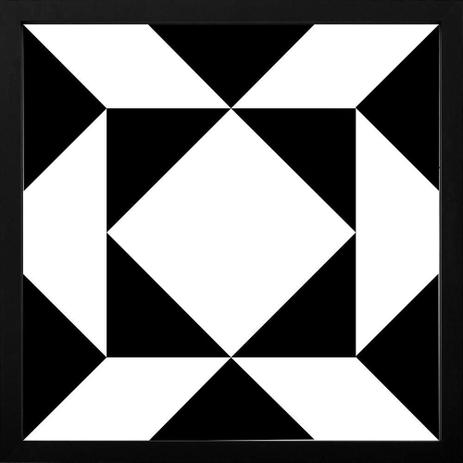 Quadro Decorativo em Preto e Branco Formas Geométricas II - 50x50cm - Decore pronto Menor preço em Quadro Decorativo em Preto e Branco Formas Geométricas II - 50x50cm - Decore pronto