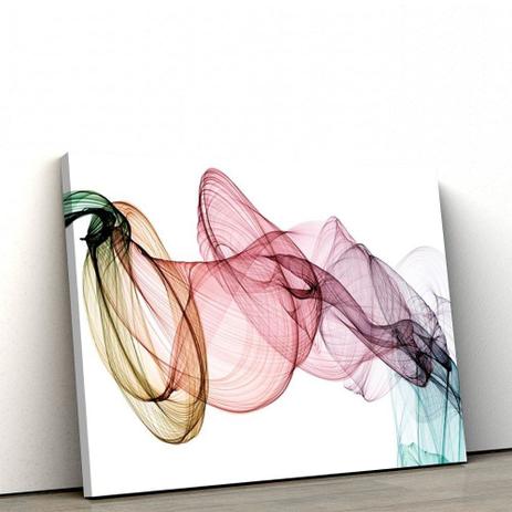 Quadro Decorativo em Tela Canvas Abstrato Linhas e Curvas 40x60cm - Artplex Menor preço em Quadro Decorativo em Tela Canvas Abstrato Linhas e Curvas 40x60cm - Artplex