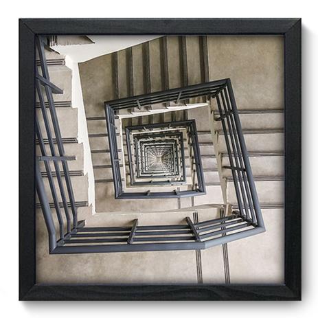 Quadro Decorativo - Escada - 33cm x 33cm - 259qddp - Allodi é boa?