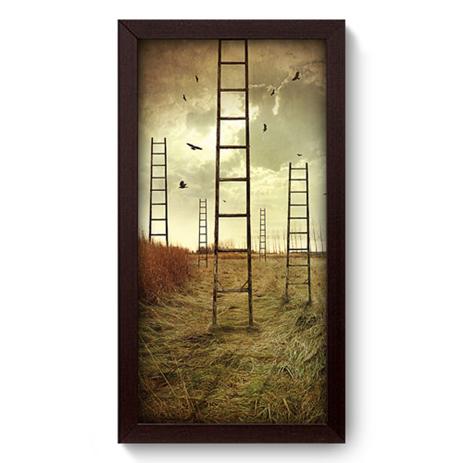 Quadro Decorativo - Escadas - 19cm x 34cm - 025qdpp - Allodi é boa?