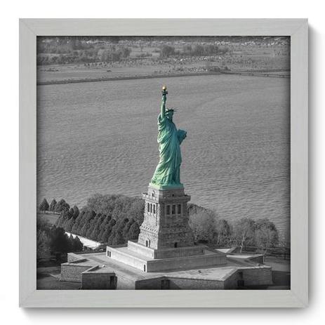 Quadro Decorativo - Estátua da Liberdade - 33cm x 33cm - 018qdmb - Allodi Menor preço em Quadro Decorativo - Estátua da Liberdade - 33cm x 33cm - 018qdmb - Allodi