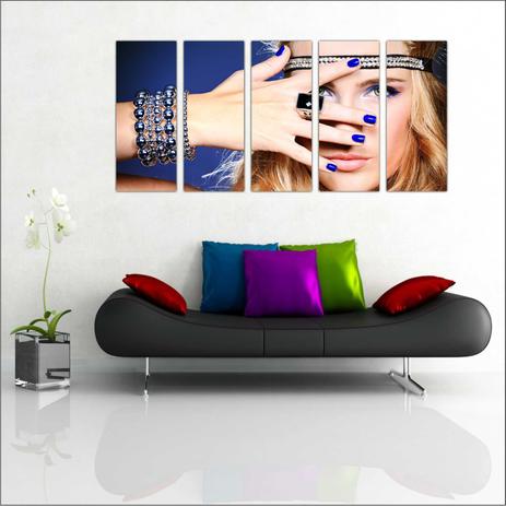 Quadro Decorativo Fashion Hair Make Up Salão De Beleza 5 Peças GG5 - Vital quadros do brasil Menor preço em Quadro Decorativo Fashion Hair Make Up Salão De Beleza 5 Peças GG5 - Vital quadros do brasil