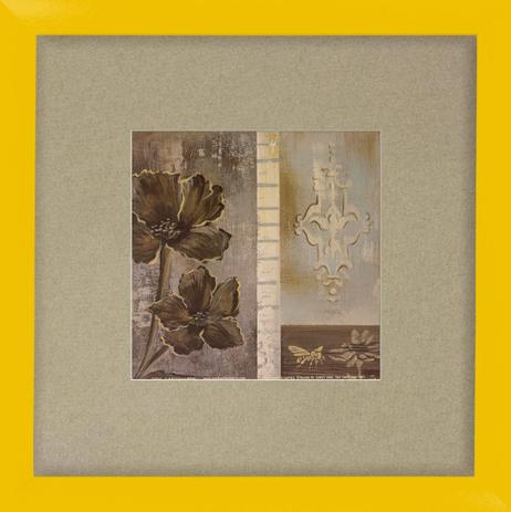 Quadro Decorativo Floral Abstrato 30x30cm - Decore pronto Menor preço em Quadro Decorativo Floral Abstrato 30x30cm - Decore pronto