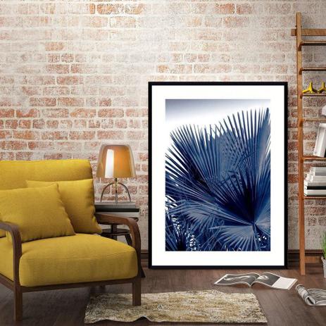 Quadro Decorativo Floral Folhas de Palmeira 90x120cm - Decore pronto Menor preço em Quadro Decorativo Floral Folhas de Palmeira 90x120cm - Decore pronto