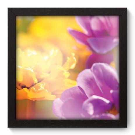 Quadro Decorativo - Flores - 22cm x 22cm - 009qdfp - Allodi é boa?