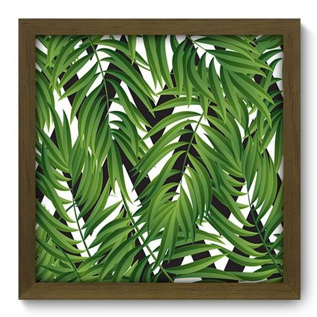 Quadro Decorativo - Folhas - 33cm x 33cm - 405qddm - Allodi é boa?