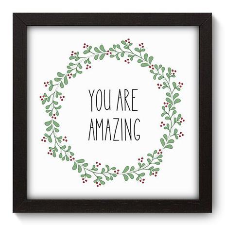 Quadro Decorativo - Frase - 22cm x 22cm - 241qdrp - Allodi é boa?
