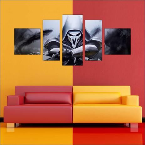 Quadro Decorativo Game Overwatch Mosaico 5 Peças Salas Quartos TT2 - Vital Menor preço em Quadro Decorativo Game Overwatch Mosaico 5 Peças Salas Quartos TT2 - Vital