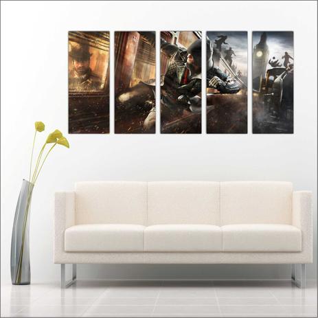 Quadro Decorativo Games The Witcher Jogos Mosaico Com 5 Peças GG3 - Vital Menor preço em Quadro Decorativo Games The Witcher Jogos Mosaico Com 5 Peças GG3 - Vital