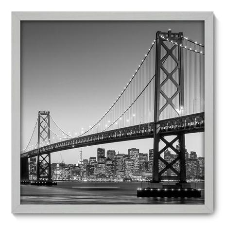 Quadro Decorativo - Golden Gate - 50cm x 50cm - 055qnmcb - Allodi Menor preço em Quadro Decorativo - Golden Gate - 50cm x 50cm - 055qnmcb - Allodi