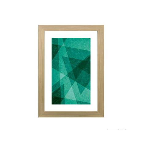 Quadro decorativo Green Forms I 23x33cm zebrano Infinity Menor preço em Quadro decorativo Green Forms I 23x33cm zebrano Infinity