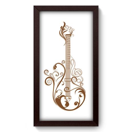Quadro Decorativo - Guitarra - 19cm x 34cm - 054qdgp - Allodi Menor preço em Quadro Decorativo - Guitarra - 19cm x 34cm - 054qdgp - Allodi