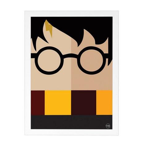 Quadro Decorativo Harry Potter Perfil 33x45cm - Cantaki Menor preço em Quadro Decorativo Harry Potter Perfil 33x45cm - Cantaki