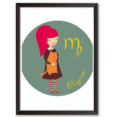 Quadro Decorativo - Horóscopo Virgem - 34x24cm - Cool art é ruim? Quadro Decorativo - Horóscopo Virgem - 34x24cm - Cool art é boa?