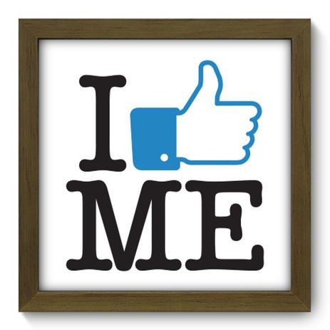 Menor preço em Quadro Decorativo - I Like Me - 22cm x 22cm - 009qddm - Allodi