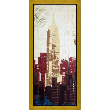 Quadro Decorativo Impressão Digital em Tela Prédios de New York 60x130cm - Decore pronto Menor preço em Quadro Decorativo Impressão Digital em Tela Prédios de New York 60x130cm - Decore pronto